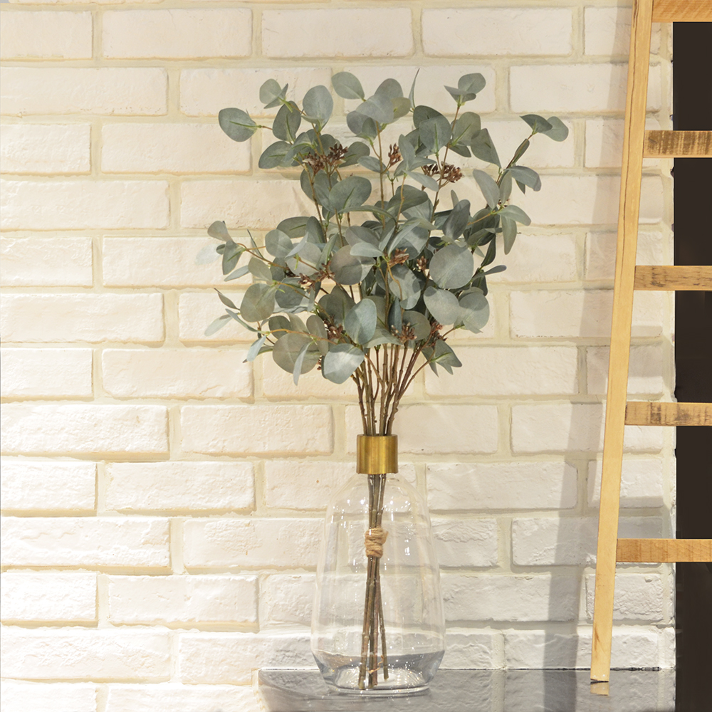 【YU Living】人造尤加利葉花束 城市綠意植栽, , large