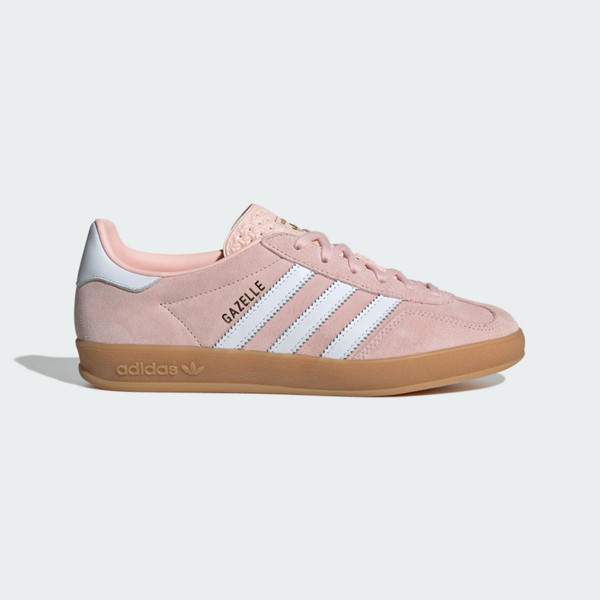 Kixpress-Adidas Gazelle Indoor W 女 運動休閒鞋 德訓鞋 復古 舒適 穿搭 櫻花粉 [IH5484], , large
