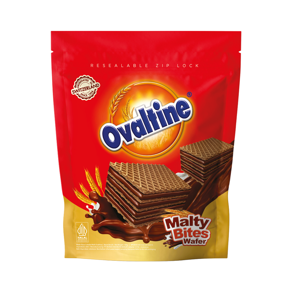 Ovaltine malty bites wafer, , large