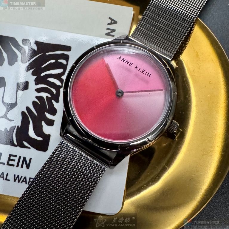 [星晴錶業]ANNE KLEIN手錶,34mm,AN00625變色錶面槍灰色錶殼鐵灰色米蘭錶帶款, , large