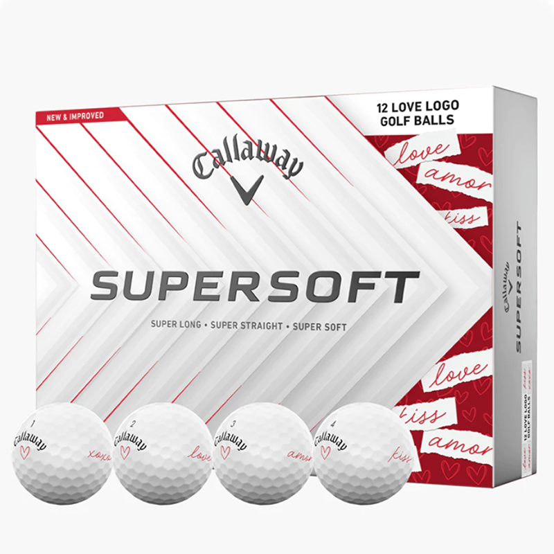 Callaway Golf Supersoft Golf Balls - 2025 Valentine, , large