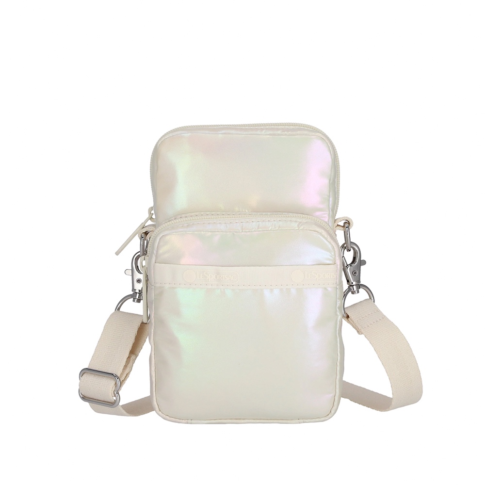 Lesportsac 珍珠奶油色迷你手機包 斜背包 隨身包 小包 送禮 禮物(漸層光影), , large