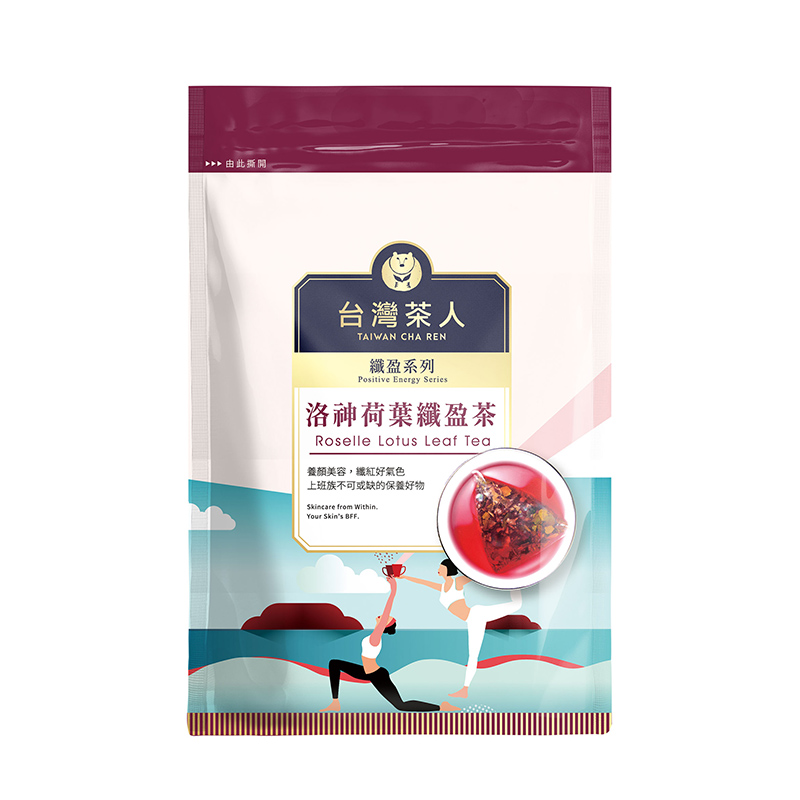 台灣茶人洛神荷葉纖盈茶3.3g X10, , large