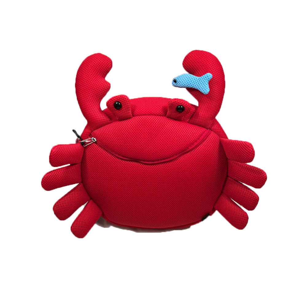 【生活好室】抗菌造型背包 螃蟹 螃蟹背包 後背包 造型背包 女背包 背包 可愛背包 女生背包 交換禮物 生日禮物 禮物, , large