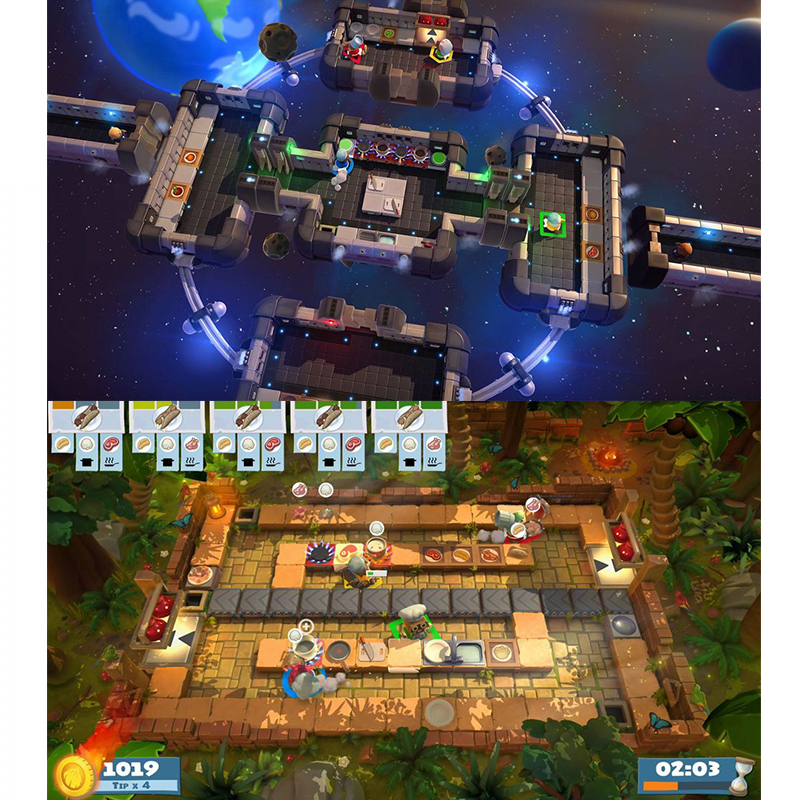 【 任天堂 Switch NS 】《 胡鬧廚房！全都好吃 》煮過頭 Overcooked 實體卡帶 中文版 遊戲片, , large