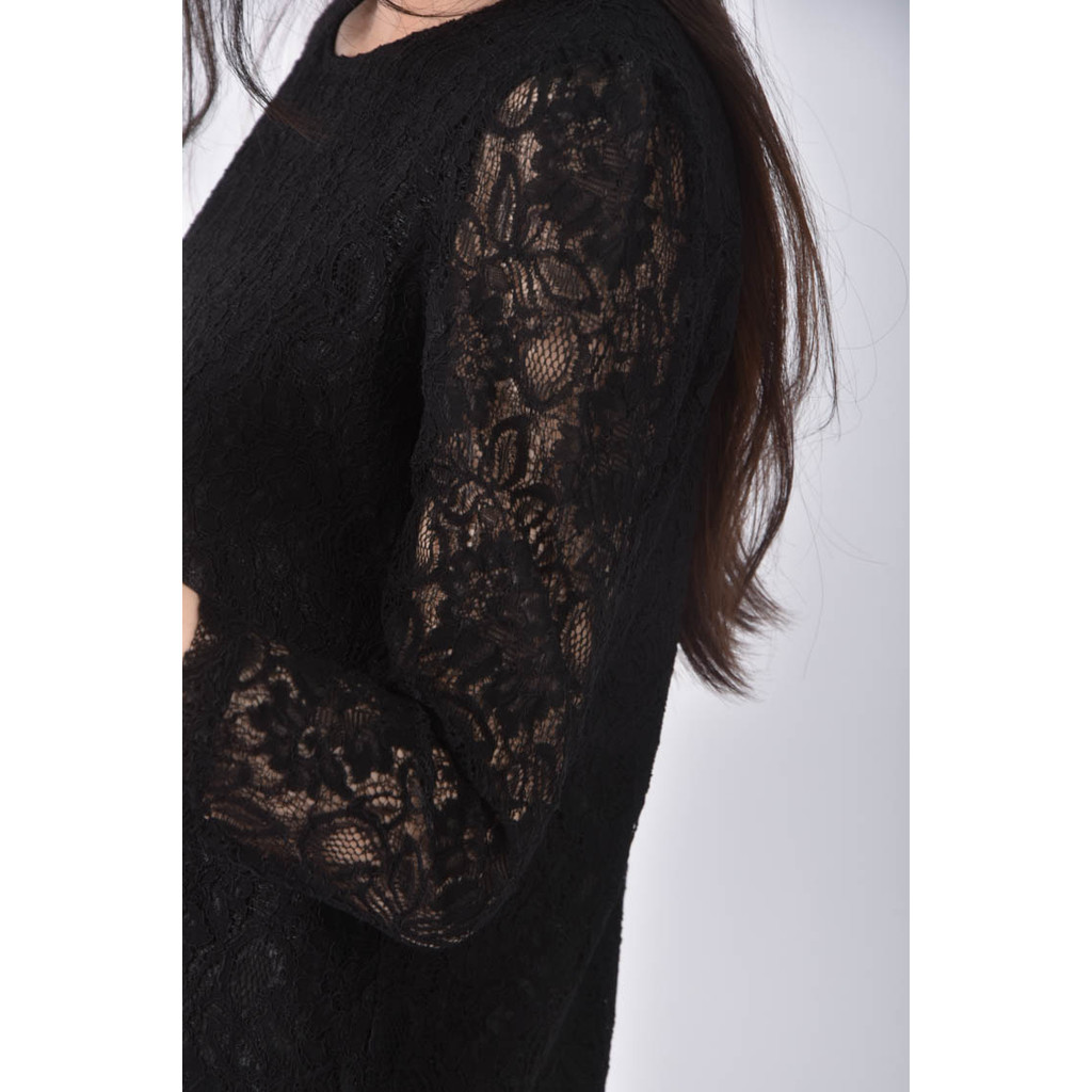 (M) ecru cruise毛毛黑色洋裝二手衣, , large