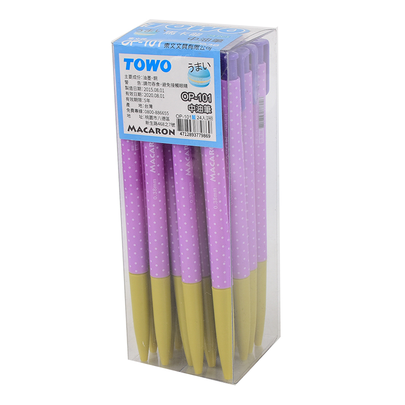 TOWO OP-101 Oil Pen 24pcs, 藍色-26, large