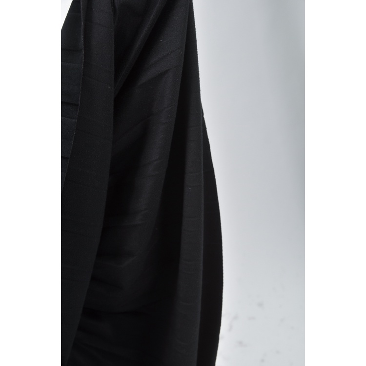 (XL) 燈芯絨黑色長裙二手衣, , large