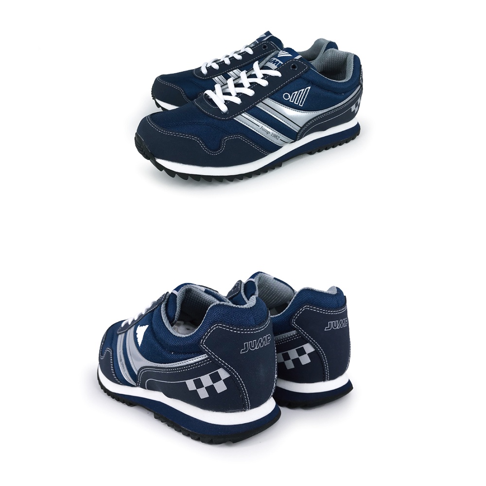 JUMP將門 男運動鞋 男鞋 休閒鞋 MIT台灣製造 輕量 透氣 反光 吸濕 排汗 抗菌 除臭 耐磨 抓地 止滑 深藍, , large