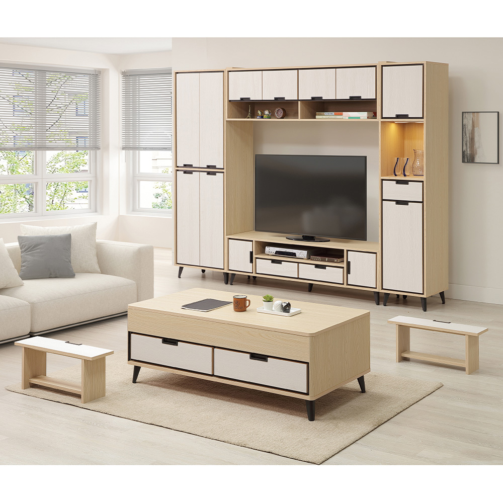 【唯熙傢俱】雷莎原木雙色2尺鞋櫃, , large