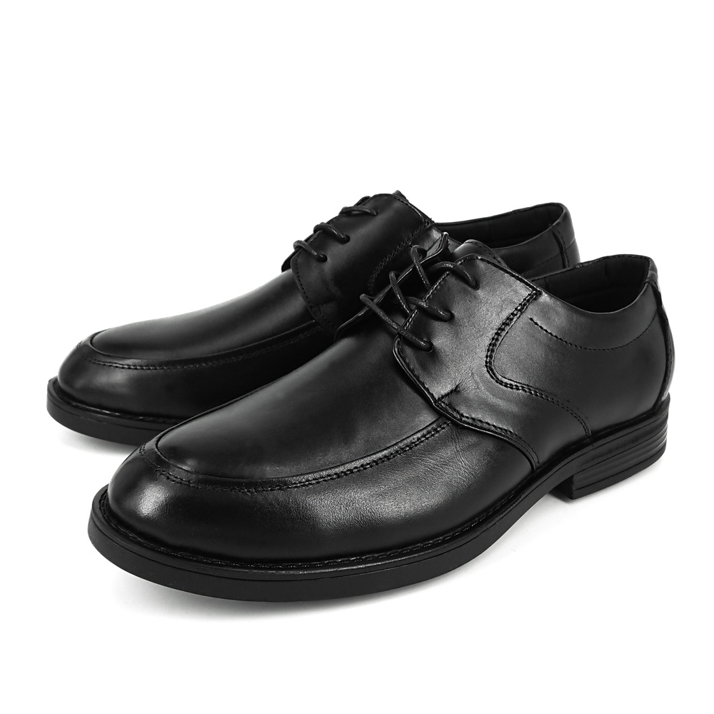 男真皮皮鞋 商務皮鞋 英倫皮鞋 休閒皮鞋 正式皮鞋 學生皮鞋 透氣 不悶熱 柔軟 舒適 減壓 止滑 耐走 耐久站 黑, , large