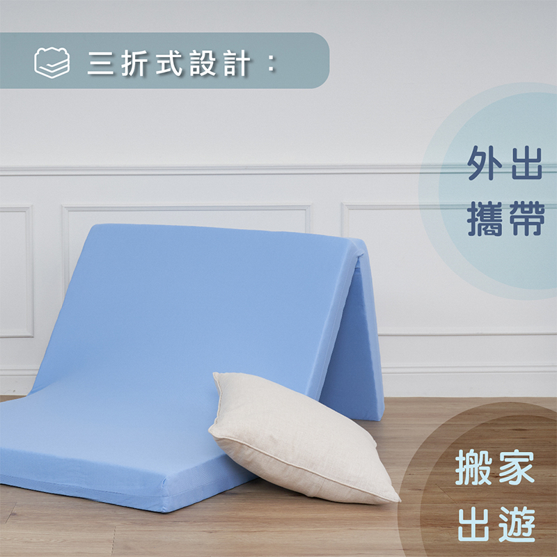 ［熊棉］豪華吸濕透氣床墊｜黑色3尺｜, , large