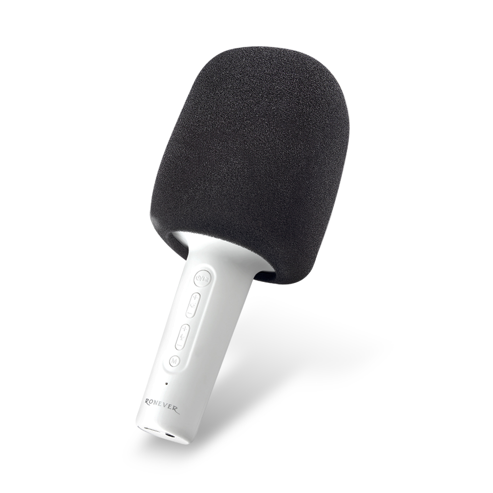 [RONEVER] 藍牙伴唱手持喇叭 MAP177 白, , large