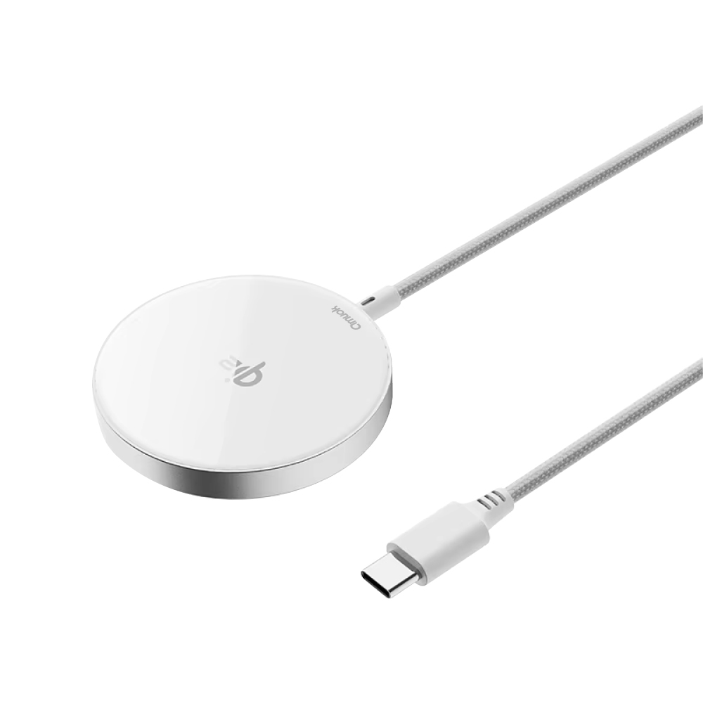 【amuok】極簡mini【Qi2】磁吸無線充電器 (充電盤)(支架款/自帶線款可選), , large