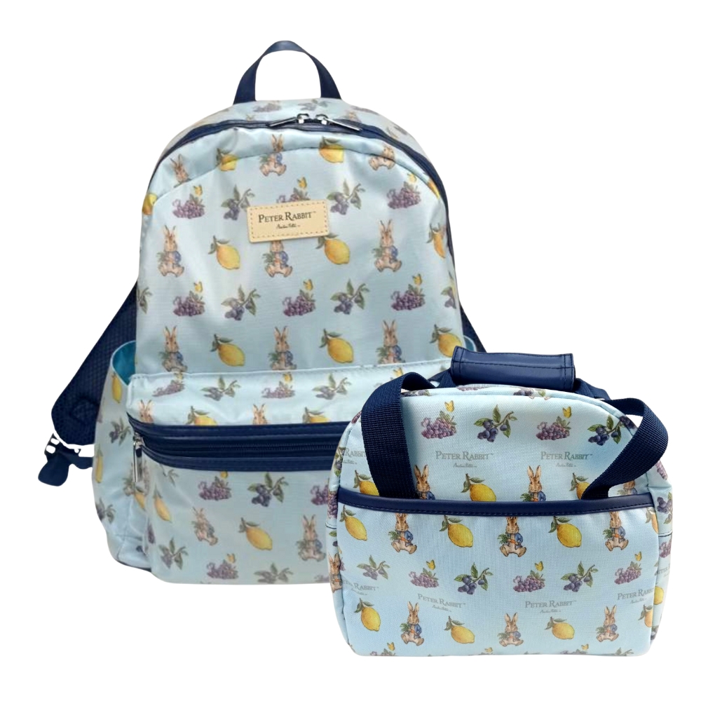 【世豐】比得兔保溫保冷袋便當袋-春遊 野餐籃 防水便當袋 烤肉野餐+後背包 ( 過夜包 防潑水 出國 出差 旅行 露營), , large