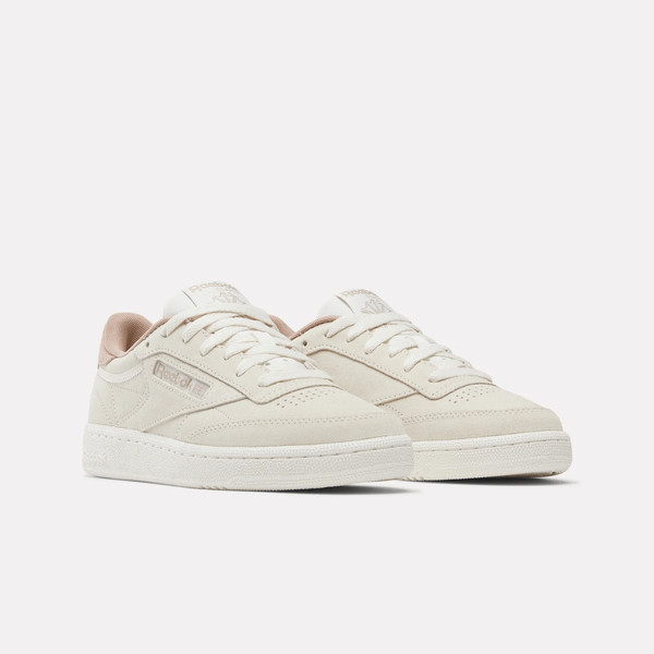 Kixpress-Reebok Club C 85 女 休閒鞋 經典 復古 網球鞋 簡約 穿搭 米 [100208987], , large