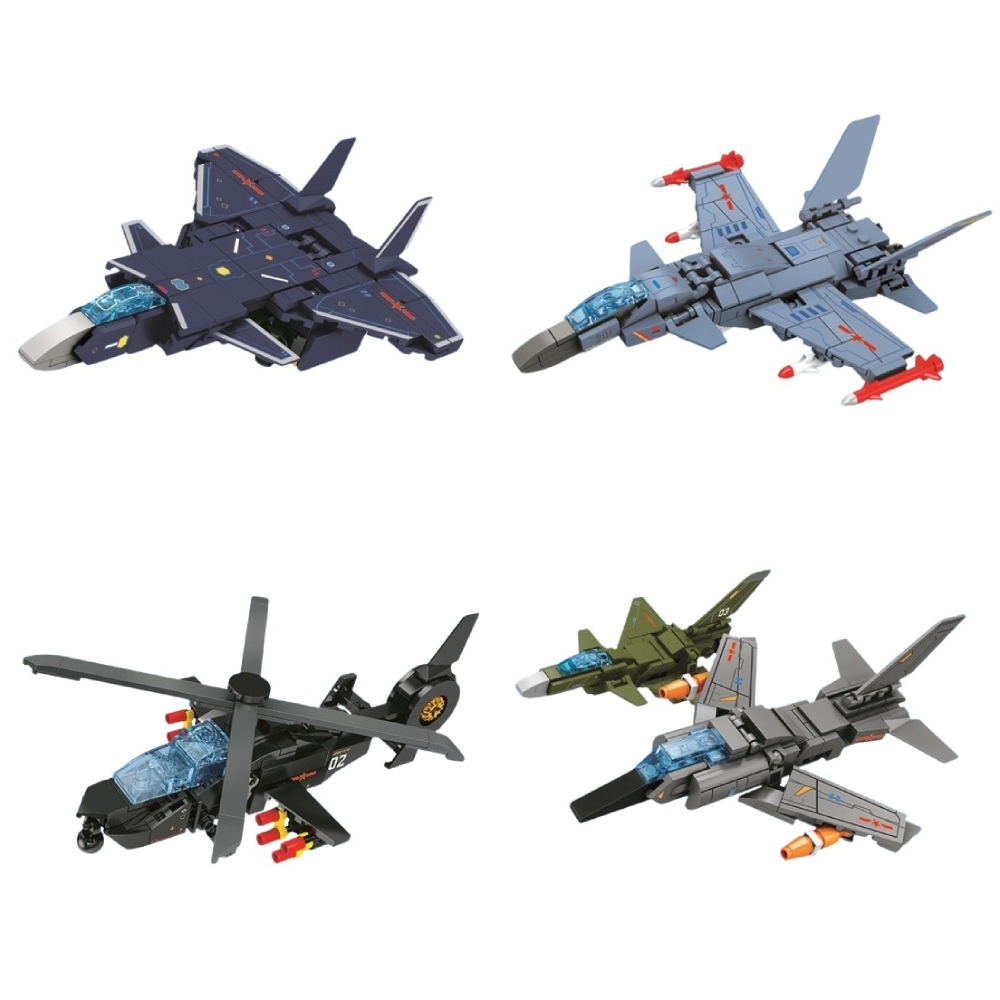  [Brick Republic]Senbao 202224&ndash;27 Hurricane Warriors &ndash; Set of 4 (Educational Building Blocks)