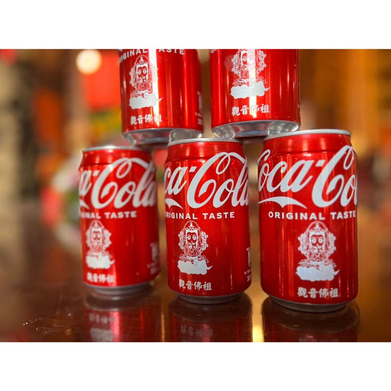 【老食說】拜拜祝壽  客製雷雕祝壽可樂_6罐, , large