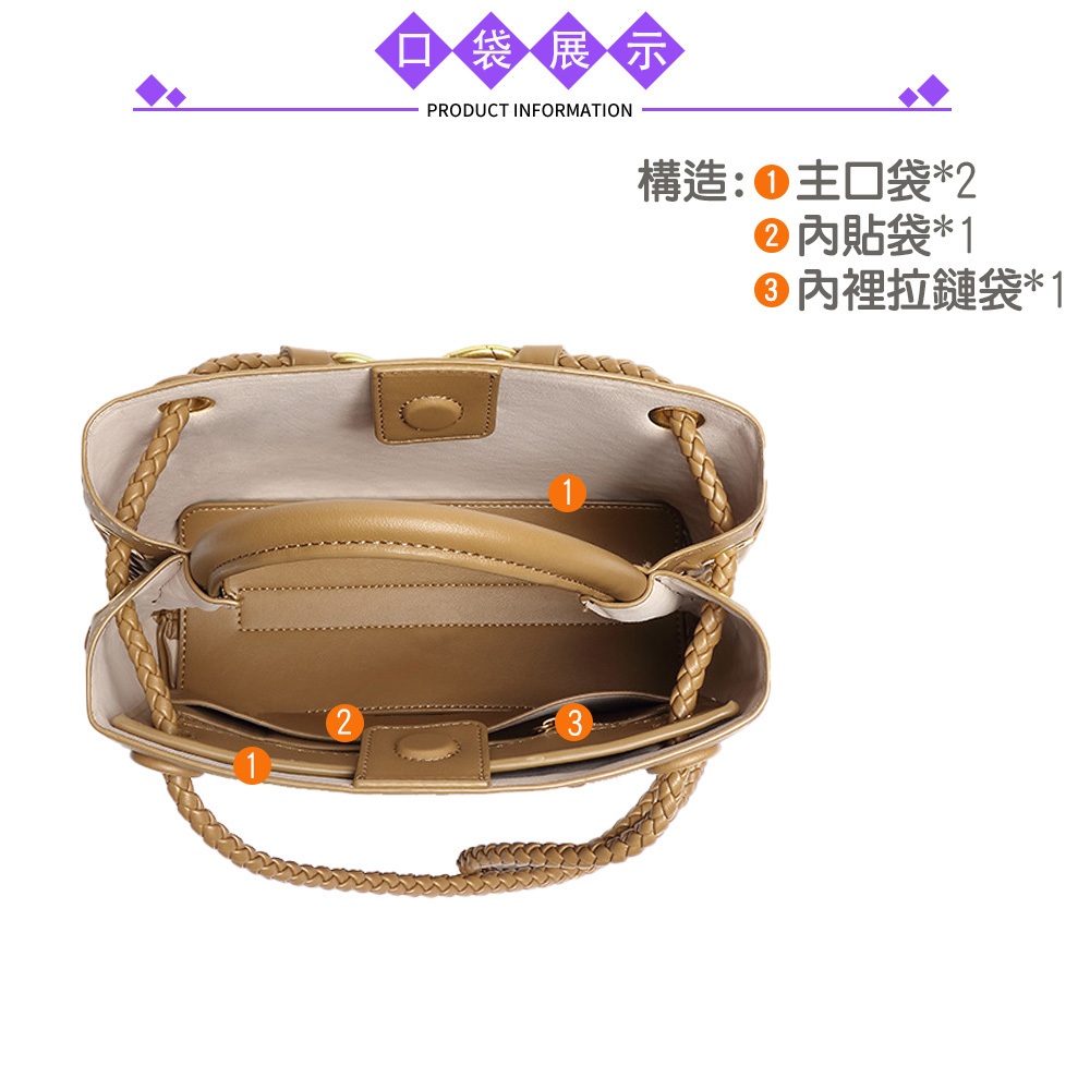 SPRING-時尚手工編織肩背包 簡約質感手提小方包-多色, , large