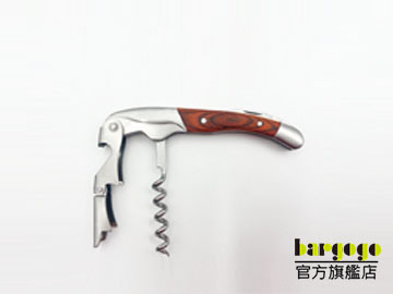 [巴果果]二段式木柄開瓶器   開罐器 HF607, , large