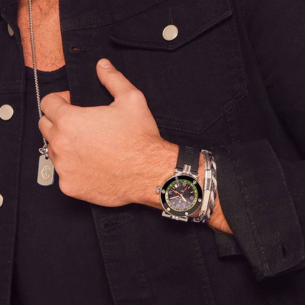 CHARRIOL 夏利豪 St-Tropez系列 限量GMT機械錶-41mm SG41ASB.142.A04, , large