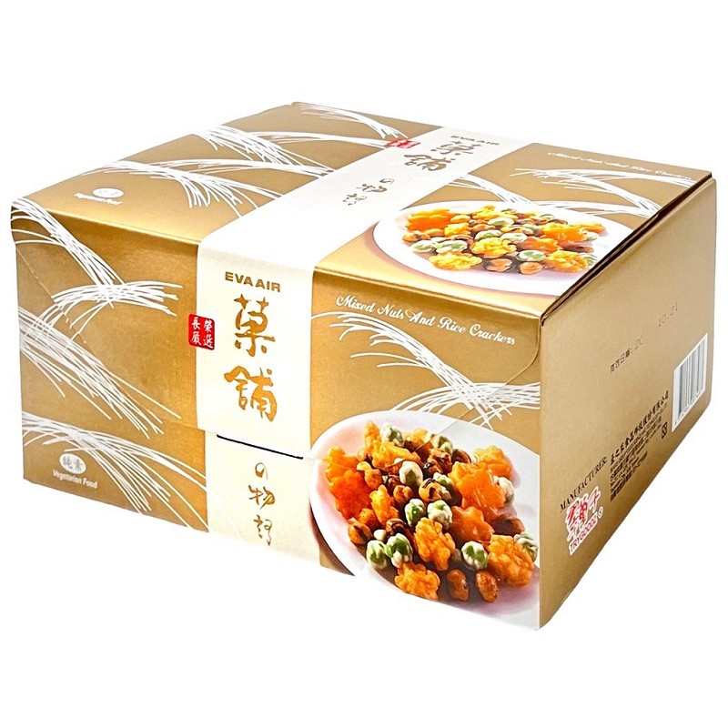 EVA 長榮嚴選－菓舖物語米菓（長榮米果）*純素* 附招財貓袋子, , large