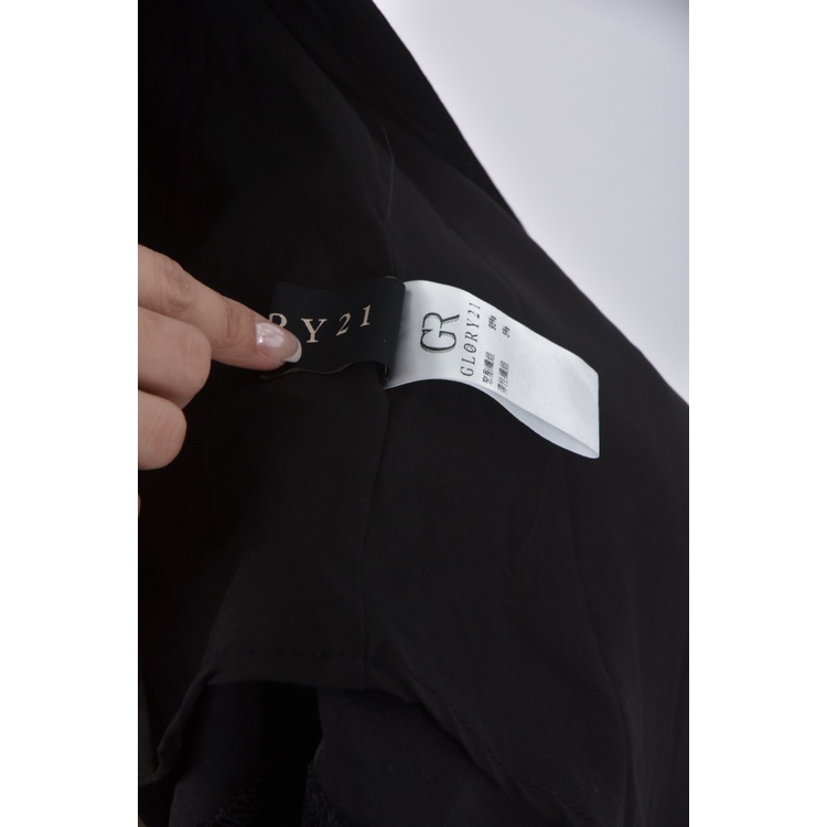 (M) glory21單扣月亮黑色外套二手衣, , large