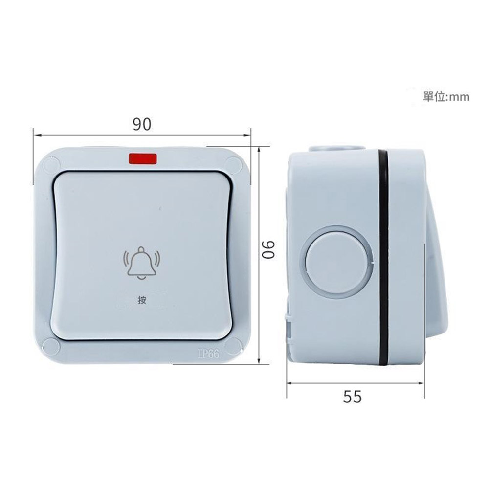 防水開關一開雙控窄款, , large