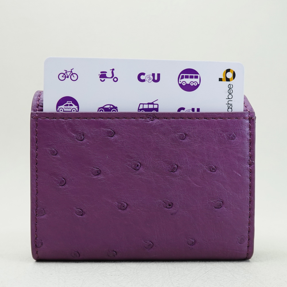 【M2nd】Ostrich Tri-fold Wallet, , large