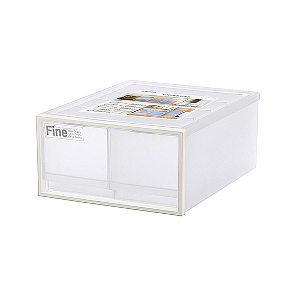 【真心良品】KEYWAY聯府  FINE雙抽抽屜整理箱30L-1入, , large