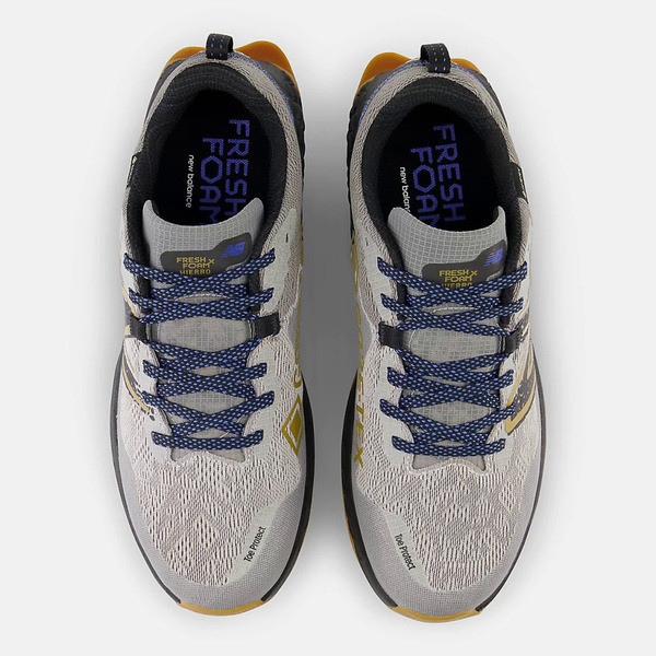 New Balance Fresh Foam X Hierro V7 男 慢跑鞋 越野 2E楦 灰黃 [MTHIGQ7], , large