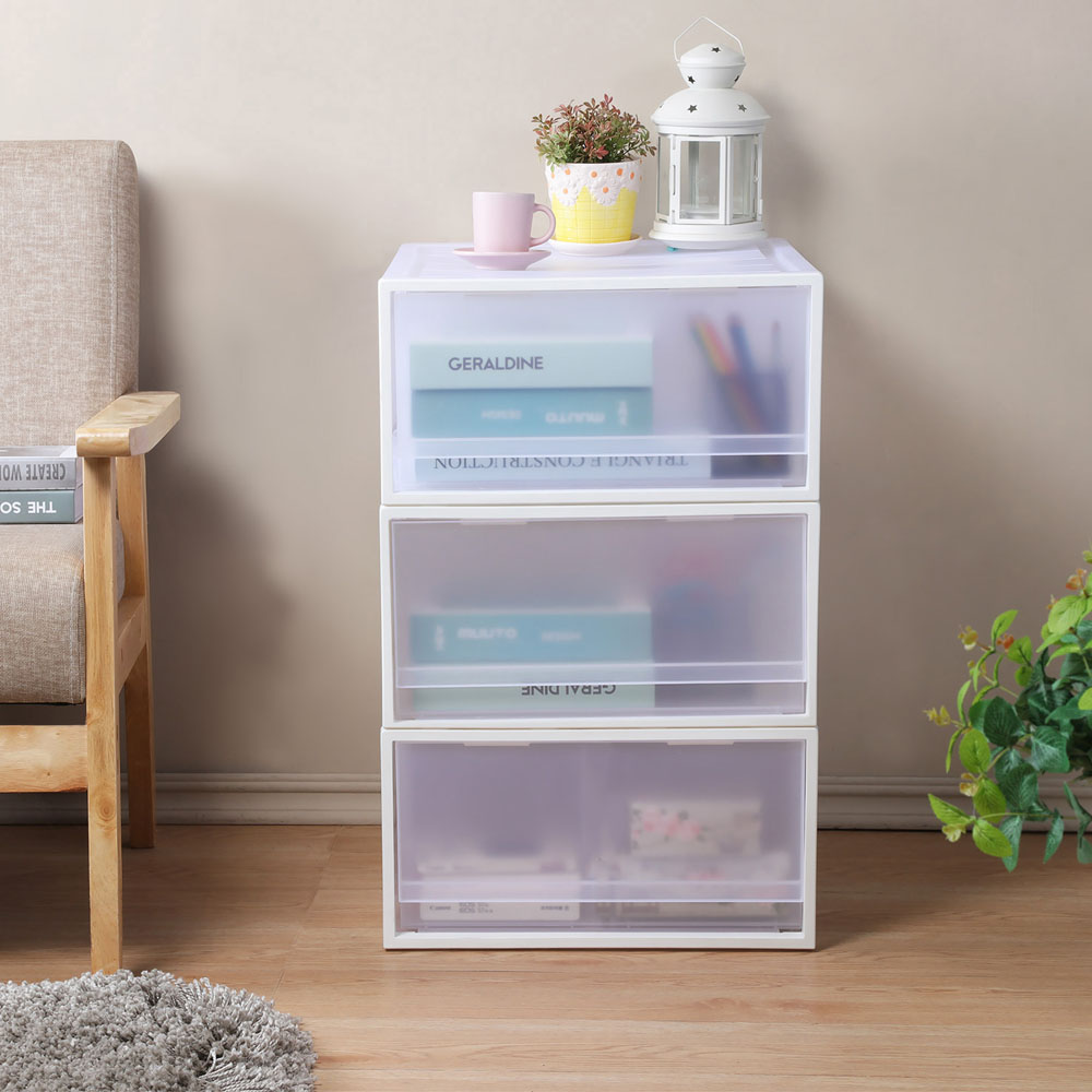 【真心良品】KEYWAY聯府  FINE抽屜整理箱30L-1入, , large