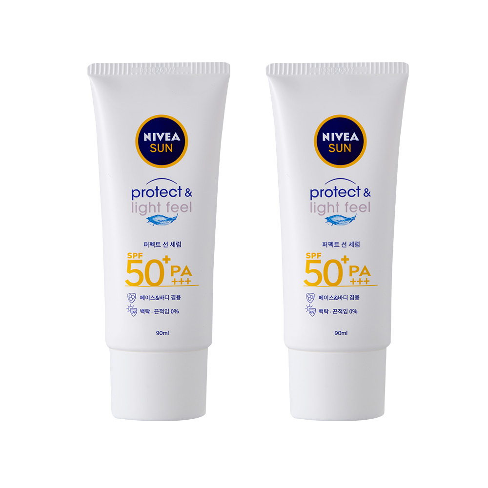 【NIVEA 妮維雅】防曬淨白水凝乳90ml  2入組 公司貨, , large