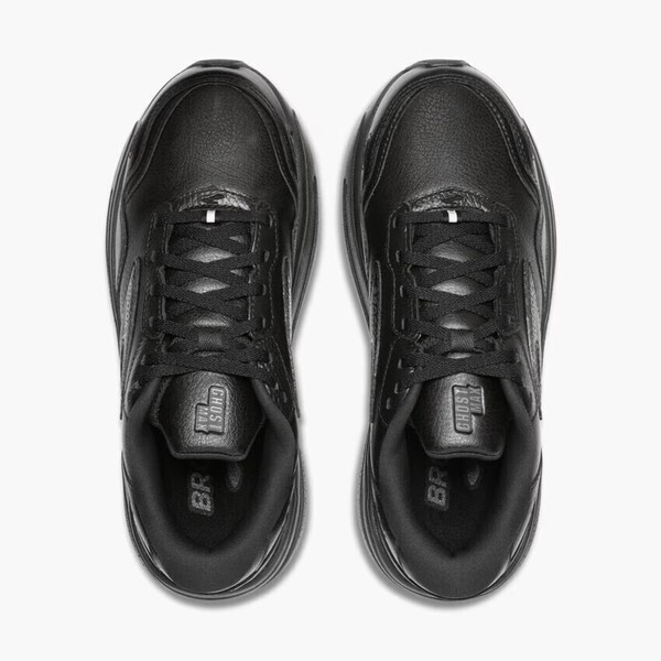 Brooks Ghost Max 2 Leather 女 慢跑鞋 寬楦 彈力 支撐 緩震 黑 [1204321D072], , large