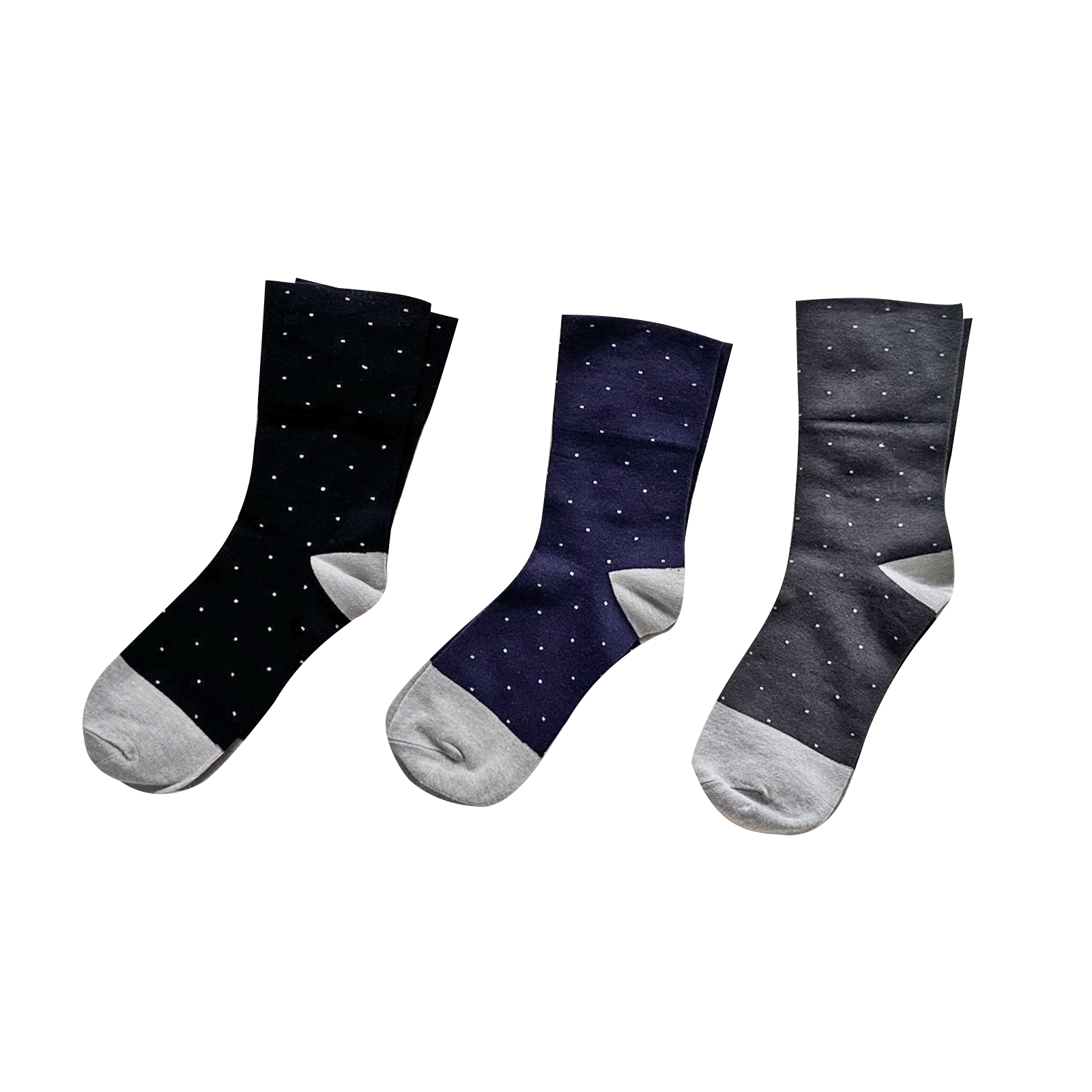 [Kaimei Cotton] 6 pairs set, random and excellent, MIT made in Taiwan, bamboo charcoal business gentleman socks, leather shoes and socks/work socks/business socks/men's socks, , large