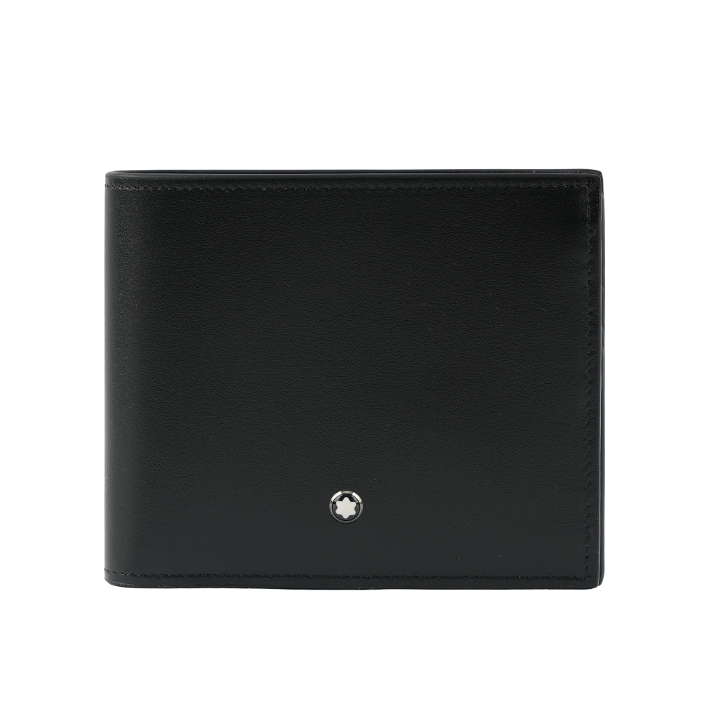 Montblanc 萬寶龍 Meisterstuck 大班系列小牛皮8卡短夾/黑色