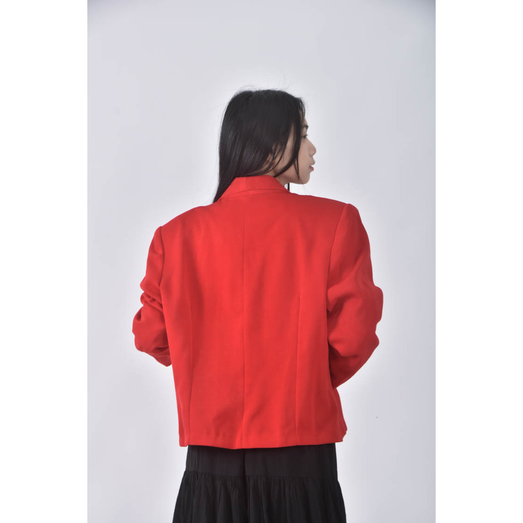 (XL) chiae lih素面紅色外套二手衣, , large