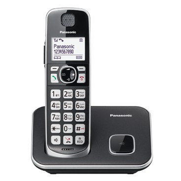 Panasonic 國際牌 DECT中文顯示輸入數位無線電話 KX-TGE610TW, , large