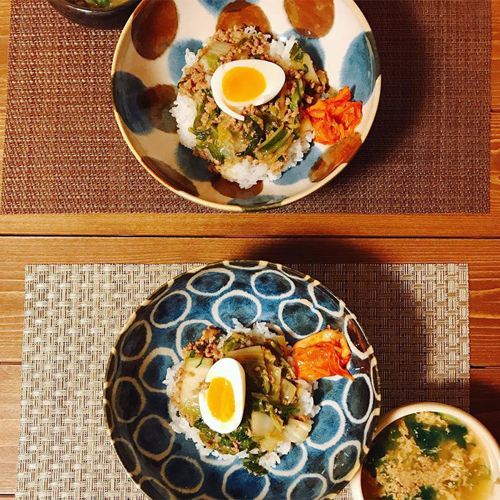 【毓秀堂】AWASAKA 筆青 陶瓷麵碗(百丸), , large