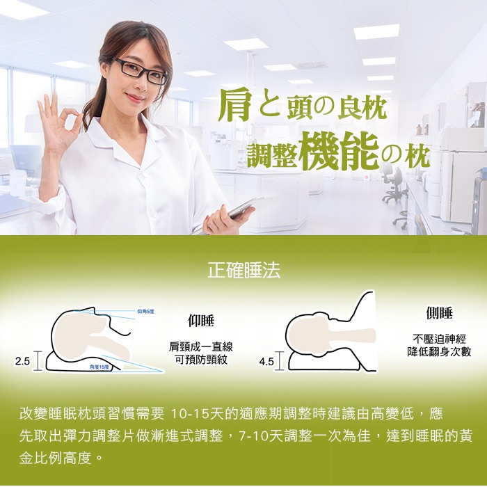 【日本旭川】AIRFit氧活力黃金比例隨身氧氣枕 4層可調高度透氣枕 3D立體 防螨抗菌枕 可水洗枕 枕頭, , large
