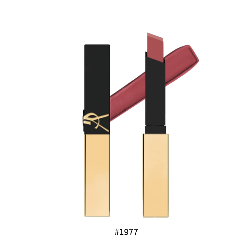 【YSL 聖羅蘭】 奢華緞面浮雕唇膏 #1977, , large