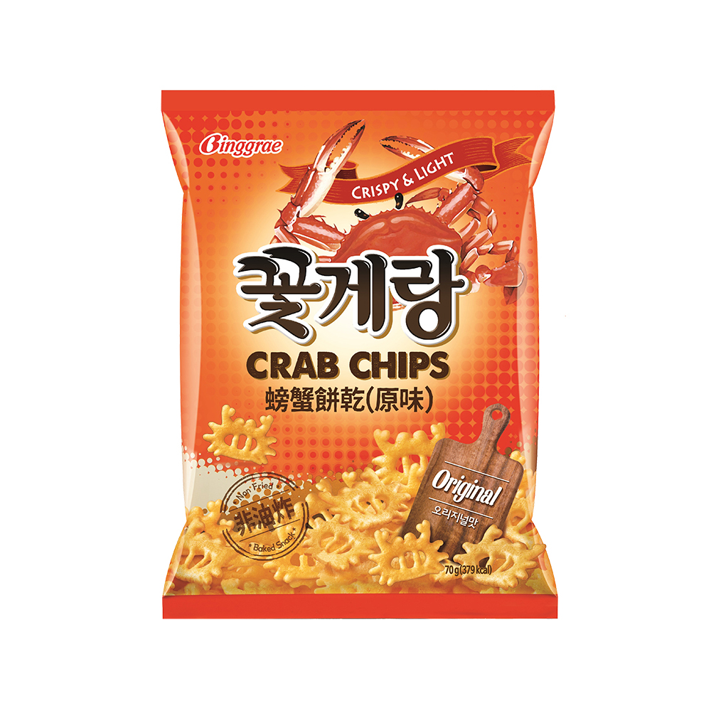 Binggrae Crab Chips-Original, , large