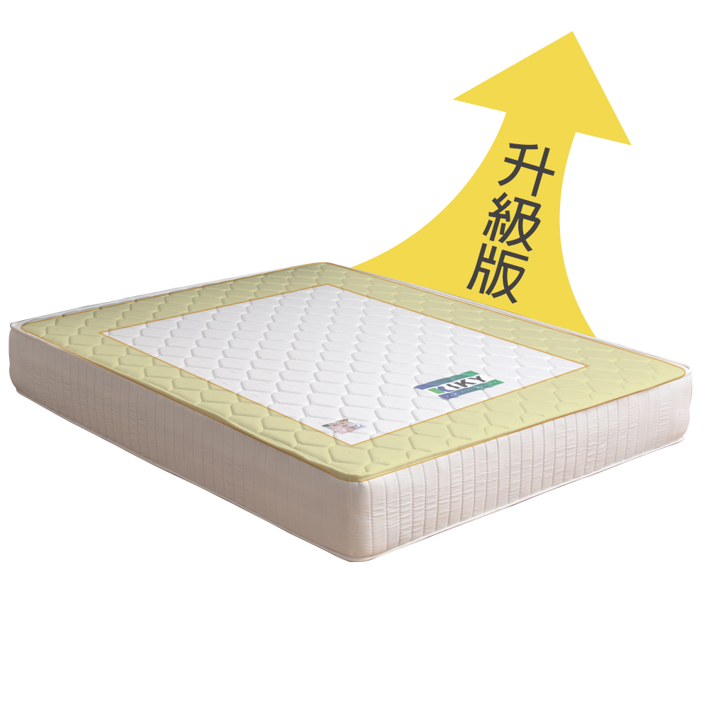 【KIKY】二代英式升級版泡棉加強框獨立筒床墊(雙人加大6尺), , large