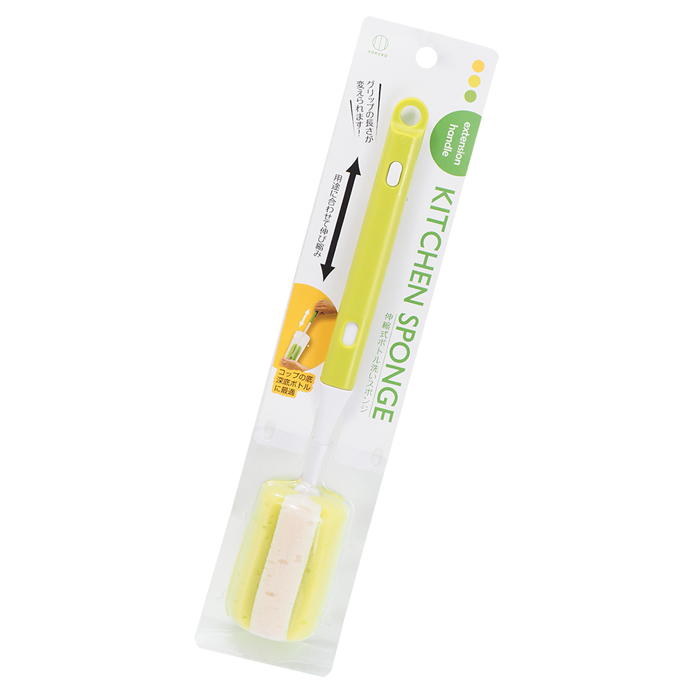 日本進口小久保伸縮海綿洗杯刷打-4入, , large