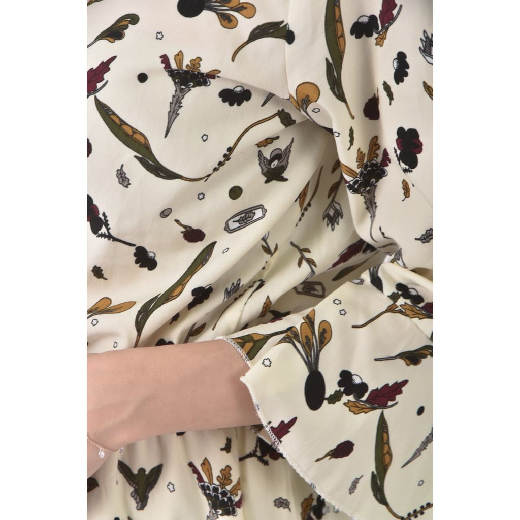 (S) 質感綁帶黃色洋裝二手衣, , large