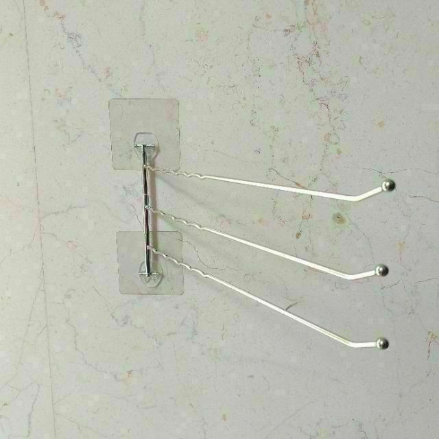 [Beargood sticker] 3-Bar Swing Towel Rack (304 Stainless Steel), , large