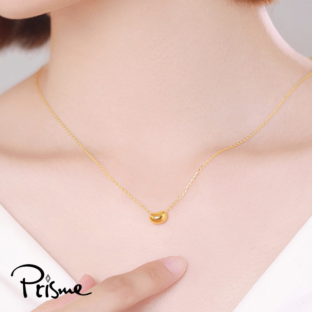 【Prisme Gold】黃金墜項鍊 純金999墜飾 多款選 (金重：約0.02錢&plusmn;0.01) - 相思豆, , large