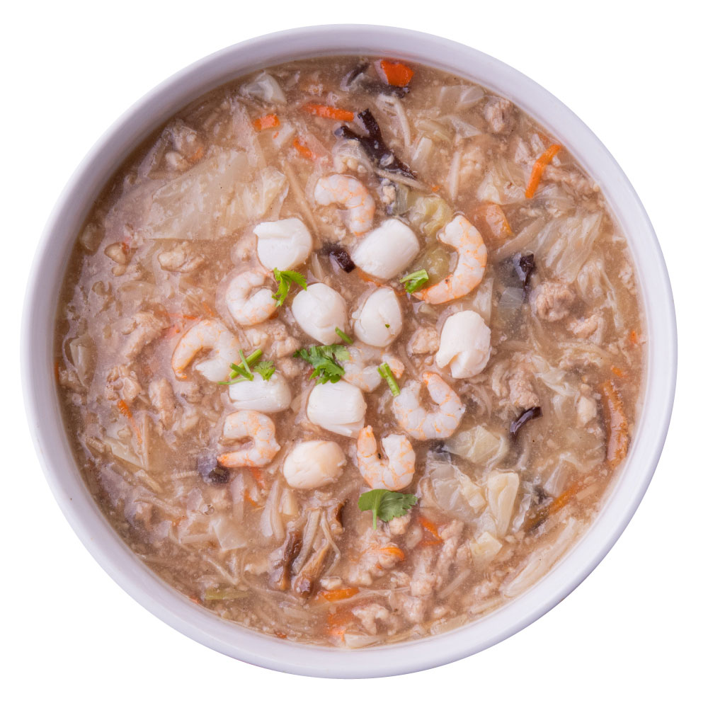 Classic Taiwanese Seafood Thick Soup with Scallop & Shrimp, , large