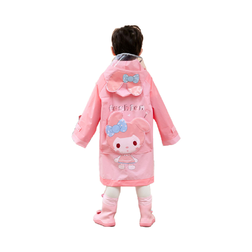 Cartoon Kids Raincoat, , large