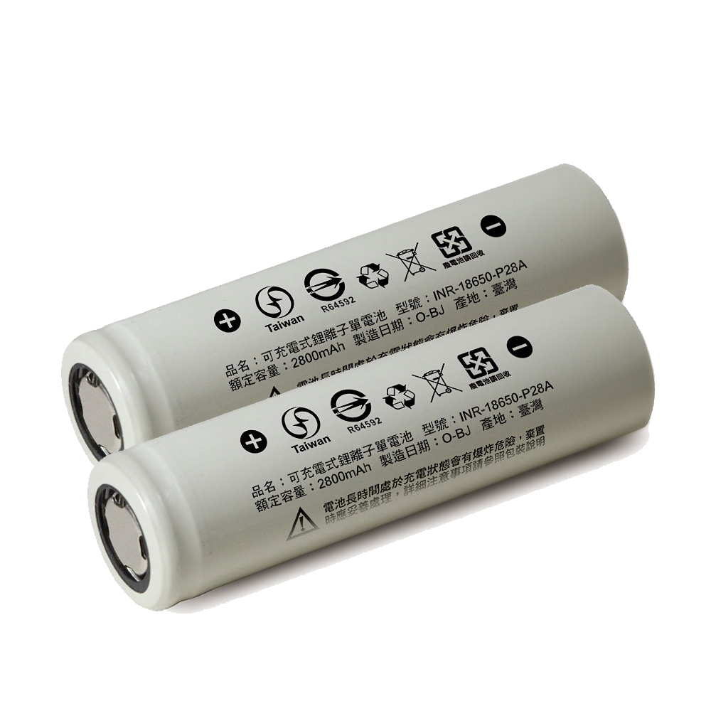 【Molicel】18650 高倍率動力型鋰電池2800mAh 2入-平頭, , large